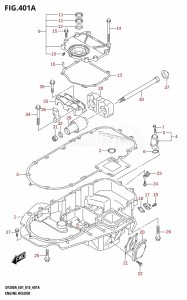 DF200A From 20003F-510001 (E01 E40)  2015 drawing ENGINE HOLDER (DF200AT)