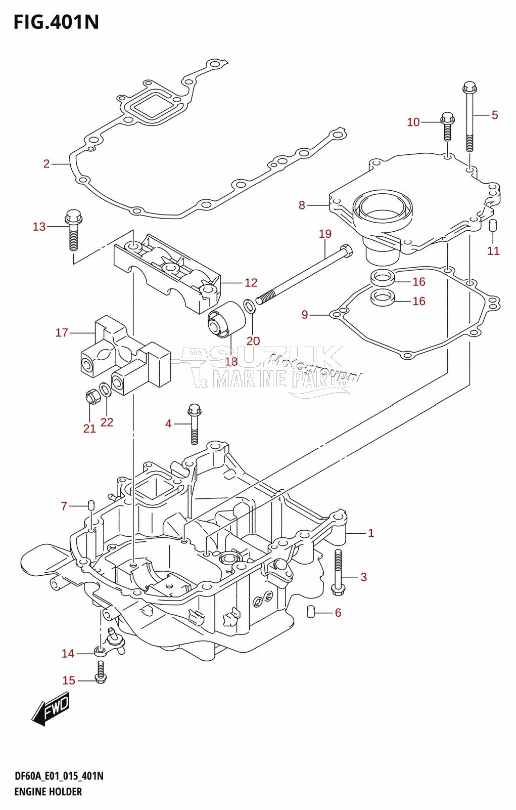 ENGINE HOLDER (DF50AVT:E01)