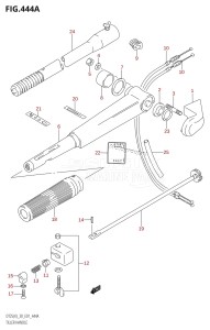 DT30 From 03001-421001 ()  2004 drawing TILLER HANDLE