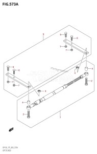 DF150 From 15002F-110001 (E03)  2011 drawing OPT:TIE ROD