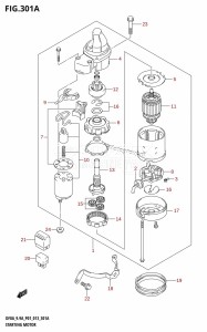 DF9.9A From 00994F-310001 (P01)  2013 drawing STARTING MOTOR