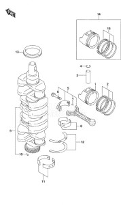 DF 140A drawing Crankshaft