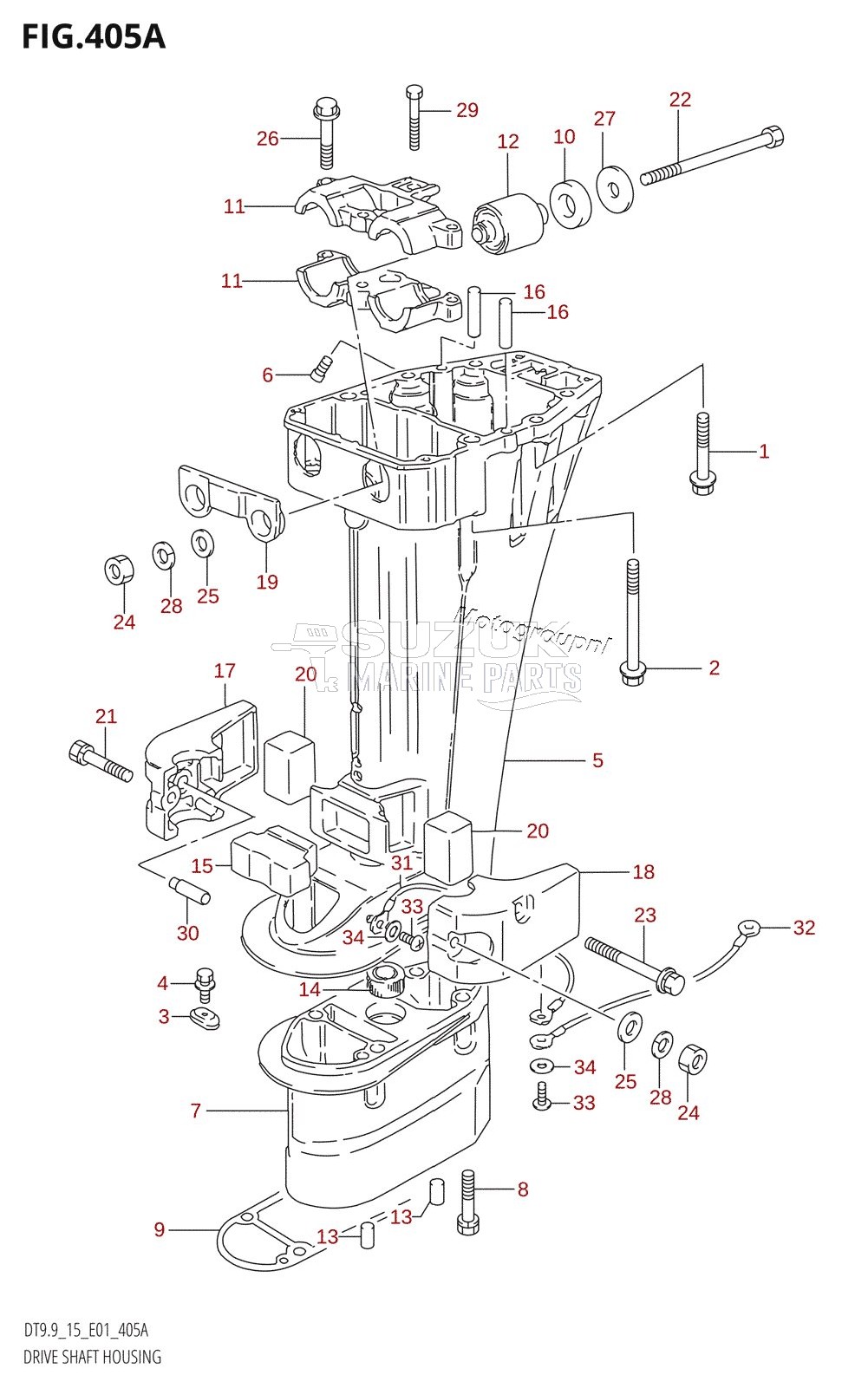 DRIVE SHAFT HOUSING