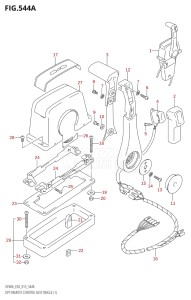 05004F-510001 (2005) 50hp E03-USA (DF50AVT) DF50A drawing OPT:REMOTE CONTROL ASSY SINGLE (1)