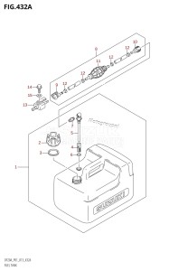 DF20A From 02002F-310001 (P01 P40)  2013 drawing FUEL TANK