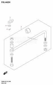 DF40A From 04003F-210001 (E01)  2012 drawing DRAG LINK (DF60AQH:E01)