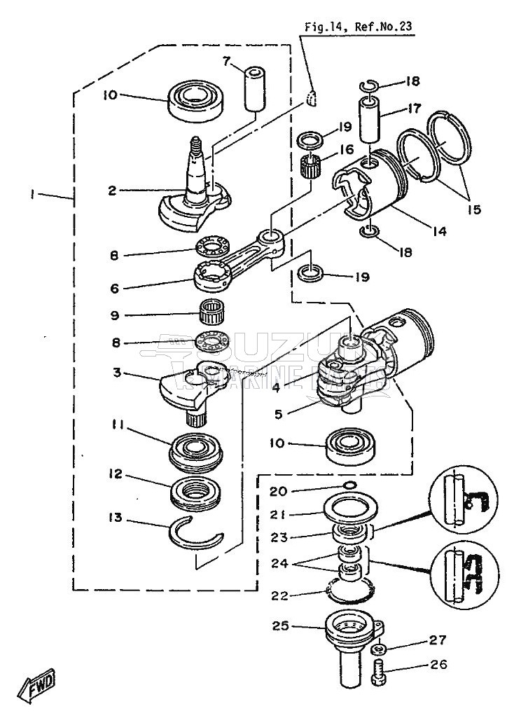 CRANKSHAFT--PISTON