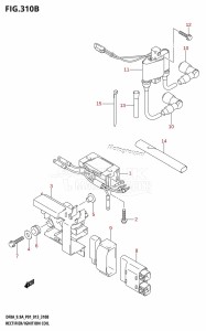 DF9.9A From 00994F-310001 (P01)  2013 drawing RECTIFIER /​ IGNITION COIL (DF8AR:P01)