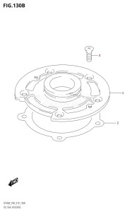 DT40 From 04005K-910001 ()  2019 drawing OIL SEAL HOUSING (M-STARTER)