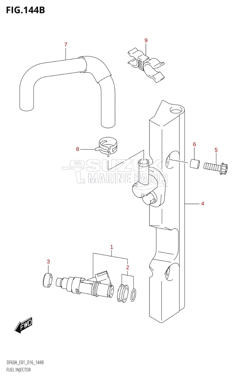 FUEL INJECTOR (DF40AQH:E01)