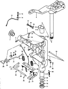 DT50 From 05001k-701715 ()  1987 drawing SWIVEL BRACKET