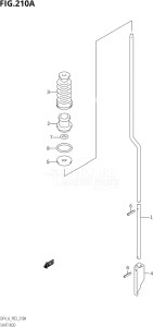 00402F-110001 (2011) 4hp P03-U.S.A (DF4) DF4 drawing SHIFT ROD