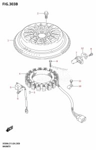 DF175AT From 17503F-440001 (E11 - E40)  2024 drawing MAGNETO (DF150AT,DF150AS,DF150AZ)