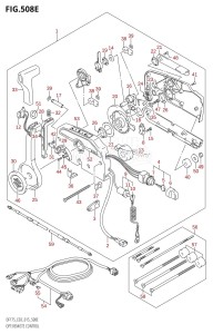 DF150ZG From 15002Z-510001 (E03)  2015 drawing OPT:REMOTE CONTROL (DF150ST:E03)