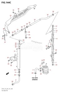 DF150Z From 15002Z-210001 (E01 E40)  2012 drawing FUEL INJECTOR (DF150Z:E01)