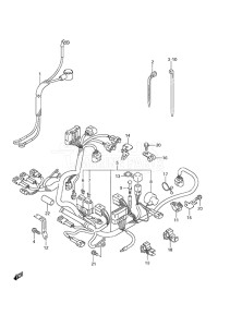 Outboard DF 20A drawing Harness