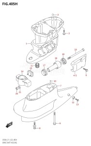 06002F-240001 (2022) 60hp E01 E40 E11-Gen. Export - Costa Rica (DF60AQH  DF60AQH  DF60AT  DF60AT  DF60ATH  DF60ATH) DF60A drawing DRIVE SHAFT HOUSING (DF60AVT:(E01,E11),(DF60AVT,DF60AVTH):E40)