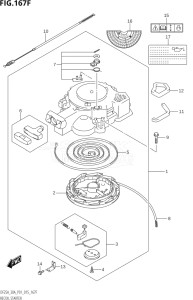 02504F-510001 (2005) 25hp P01-Gen. Export 1 (DF25A  DF25AR  DF25AT  DF25ATH  DT25K) DF25A drawing RECOIL STARTER (DF30AR:P01)