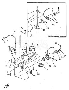 115B drawing PROPELLER-HOUSING-AND-TRANSMISSION