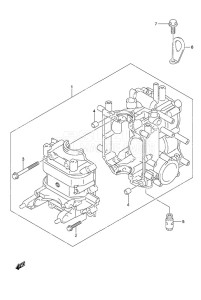 DF 9.9B drawing Cylinder Block