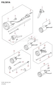 DF140Z From 14001Z-371001 (E03)  2003 drawing OPT:METER (K2,K3,K4)