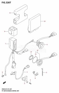 DF40A From 04003F-410001 (E01)  2014 drawing PTT SWITCH /​ ENGINE CONTROL UNIT (DF60AVTH:E01)