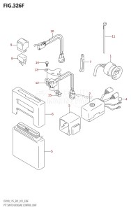 DF115T From 11502F-210001 (E01 E40)  2012 drawing PTT SWITCH /​ ENGINE CONTROL UNIT (DF115Z:E40)