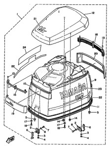 250AETO drawing FAIRING-UPPER