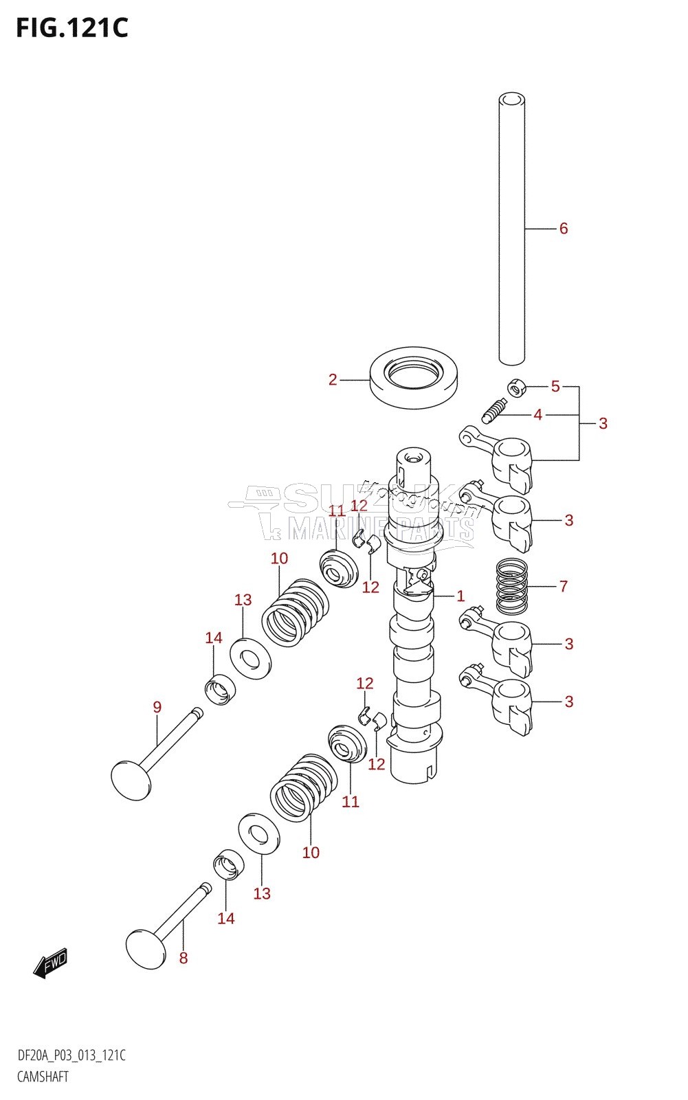 CAMSHAFT (DF15A:P03)