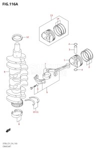 08002F-410001 (2014) 80hp E01 E40-Gen. Export 1 - Costa Rica (DF80A) DF80A drawing CRANKSHAFT