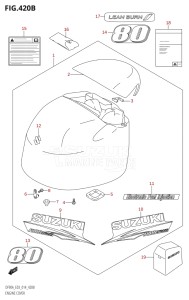 08002F-410001 (2014) 80hp E03-USA (DF80A) DF80A drawing ENGINE COVER (DF80A:E03)