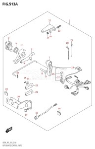 DF9.9A From 00994F-040001 (P01)  2020 drawing OPT:REMOTE CONTROL PARTS (DF8A,DF9.9A)