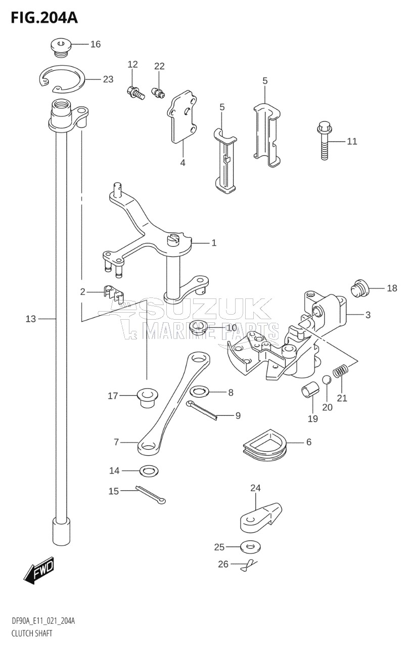 CLUTCH SHAFT