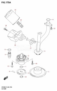 DF100C From 10005F-440001 (E01)  2024 drawing OIL PUMP