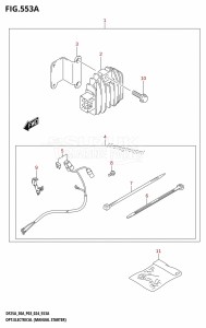 DF300A From 30002P-440001 (E11 - E40)  2024 drawing OPT:ELECTRICAL (MANUAL STARTER) (M-STARTER)