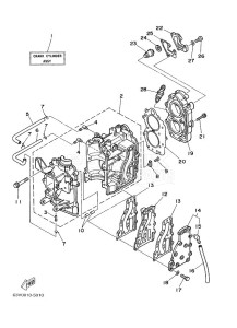 9-9F drawing CYLINDER--CRANKCASE