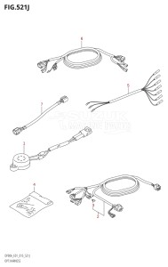 08002F-510001 (2005) 80hp E40 E01- (DF80A) DF80A drawing OPT:HARNESS (DF90ATH:E01)