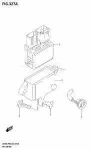 DF15A From 01504F-440001 (P03)  2024 drawing PTT SWITCH (DF9.9BT,DF20AT)