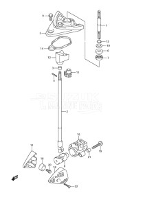 Outboard DF 300A drawing Clutch Rod