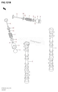 DF140AZ From 14003Z-410001 (E01)  2014 drawing CAMSHAFT (DF100AT:E40)