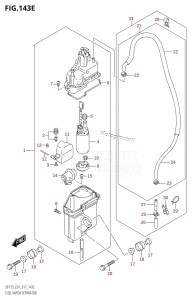 DF150Z From 15002Z-710001 (E01 E40)  2017 drawing FUEL VAPOR SEPARATOR (DF175T:E01)