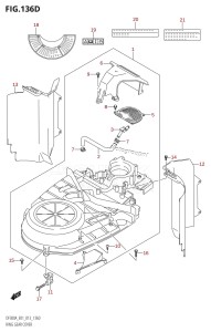 DF250A From 25003P-310001 (E01 E40)  2013 drawing RING GEAR COVER (DF250A:E40)