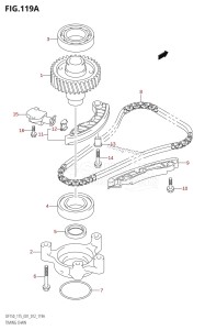 DF175T From 17502F-210001 (E01 E40)  2012 drawing TIMING CHAIN