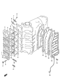 DT 140 drawing Intake/Exhaust Cover