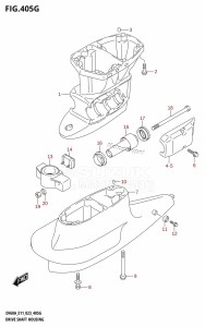 DF40A From 04003F-040001 (E01 E11)  2020 drawing DRIVE SHAFT HOUSING (DF50AVTH:E01,(DF50AVT,DF60AVT):E03)