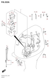 DF200AZ From 20003Z-510001 (E03)  2015 drawing HARNESS