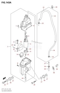 DF175T From 17502F-410001 (E01 E40)  2014 drawing FUEL VAPOR SEPARATOR (DF150T:E01)