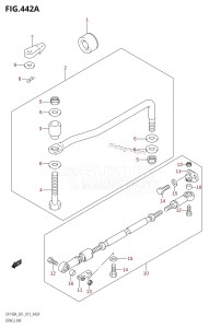 DF140A From 14003F-310001 (E01 E40)  2013 drawing DRAG LINK