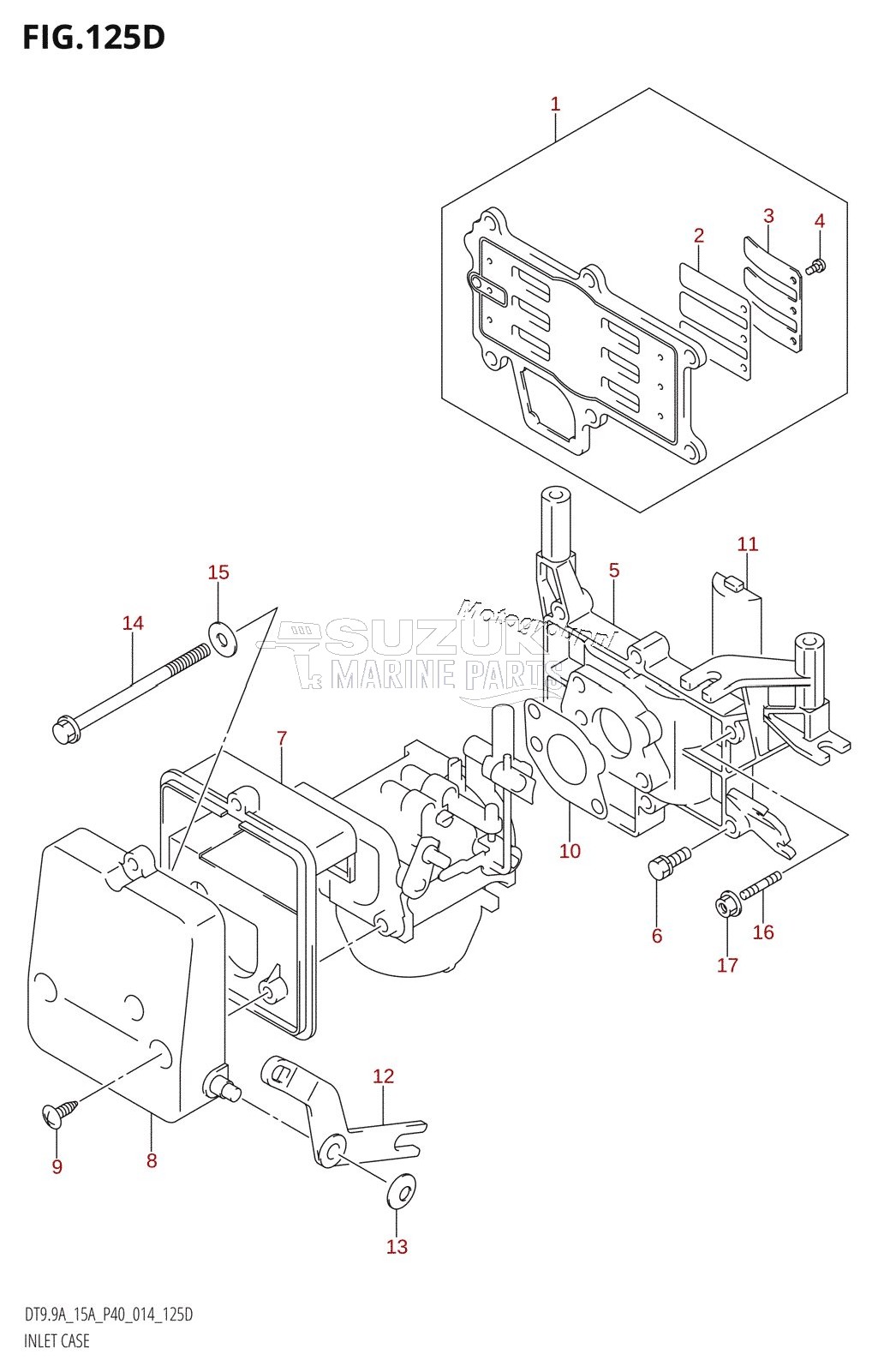 INLET CASE (DT15A:P40)