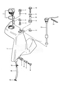 DT85 From 8501-100000 ()  1988 drawing OIL TANK (T 0 /​ I)